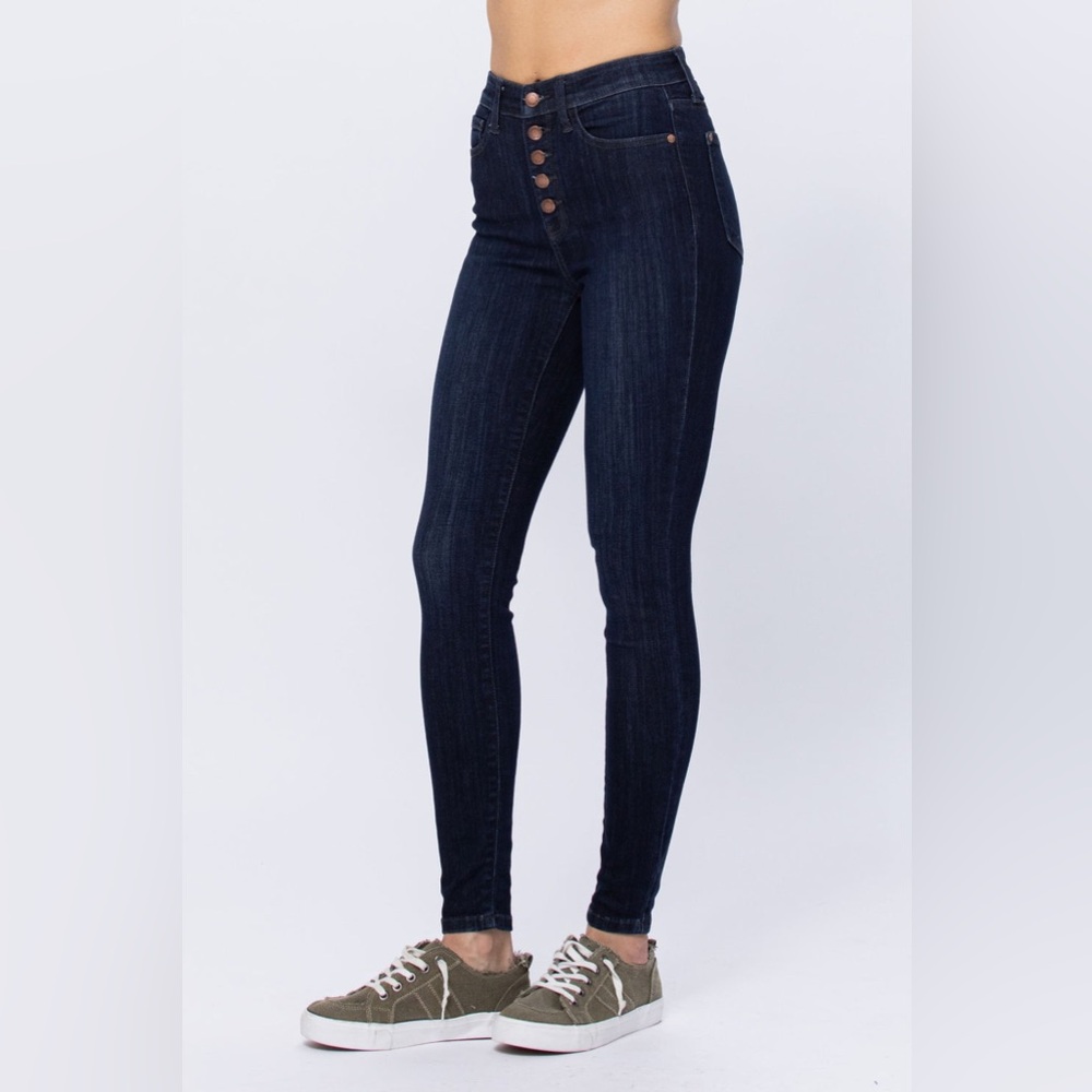 Judy Blue Dark Indigo Skinny Jeans